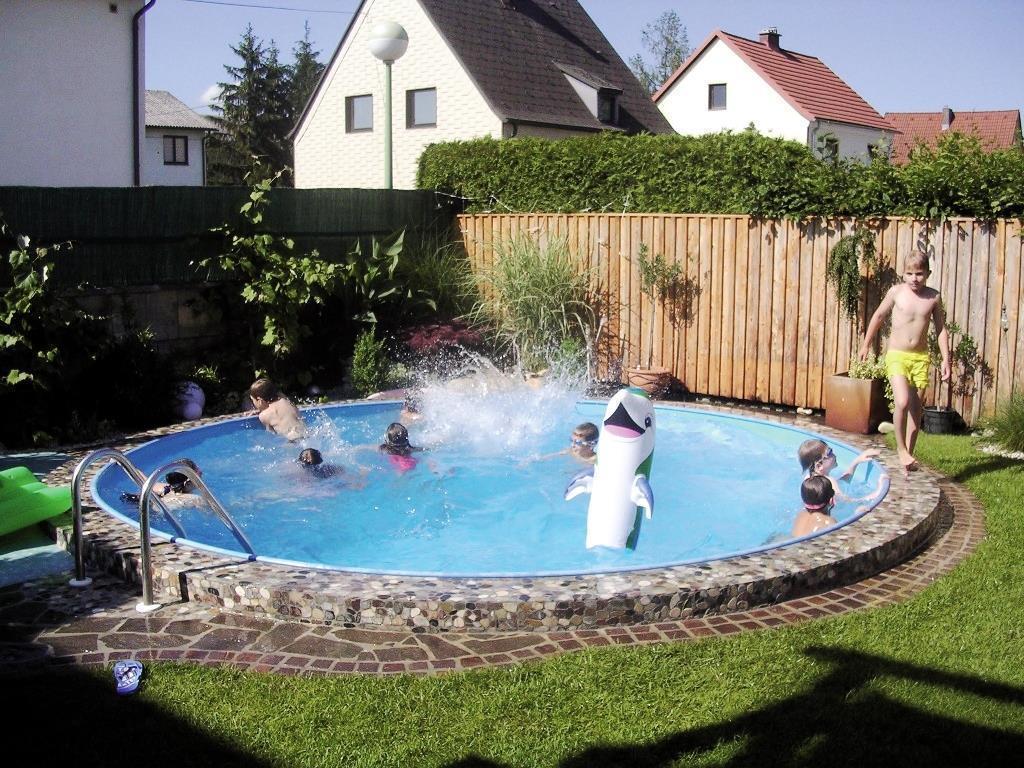 Splash Stahlwandpool Rundbecken | 3,50 x 1,20m