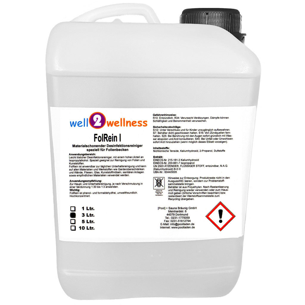 well2wellness® Pool Folienreiniger