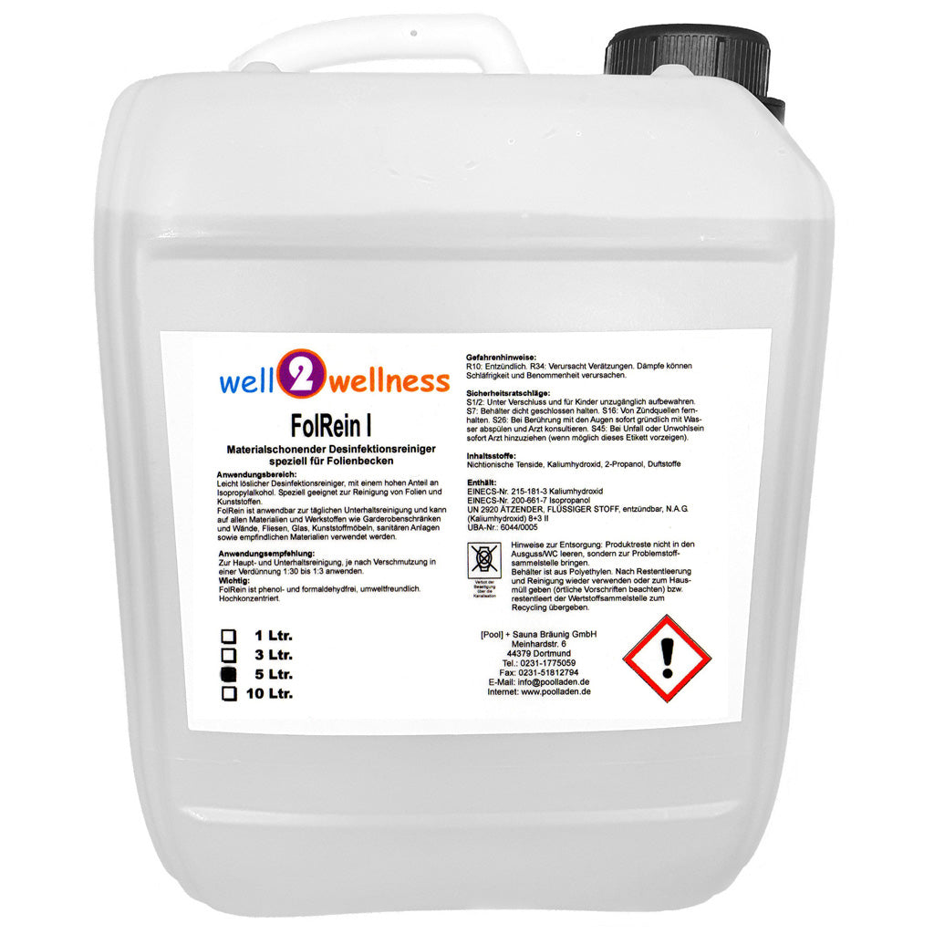 well2wellness® Pool Folienreiniger