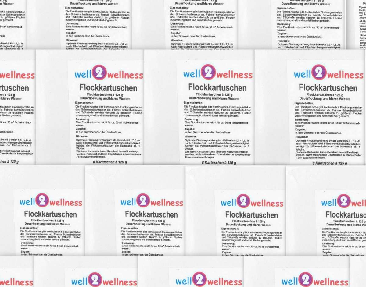 well2wellness® Flockkartuschen