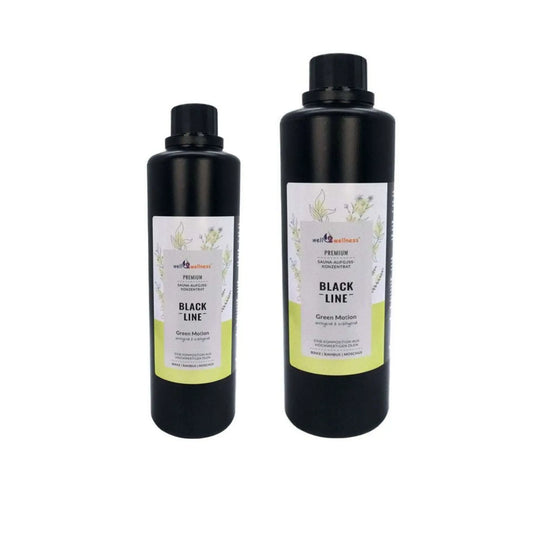 well2wellness® Black-Line Saunaaufguss Green Motion - 500ml / 1000ml