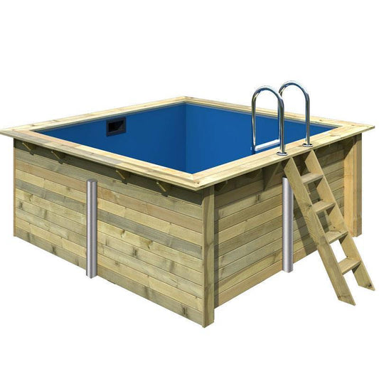 Trend Holzpool SET Rechteck - 350 x 320 x 124 cm