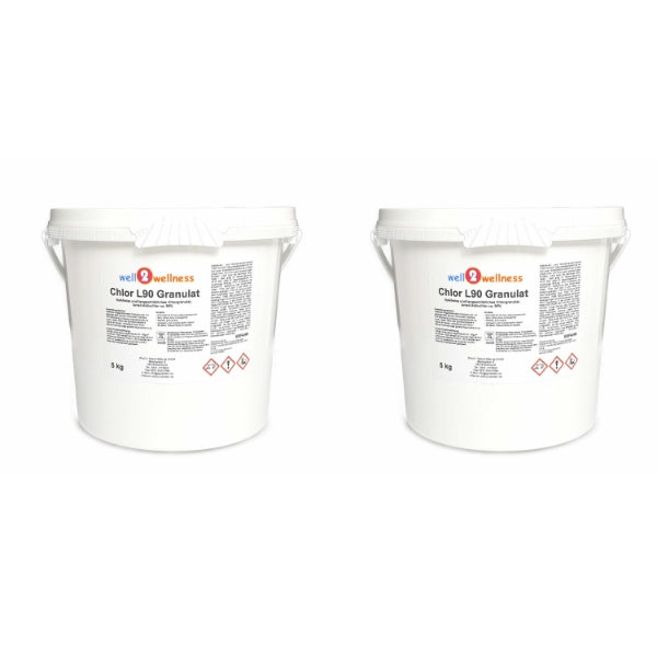 well2wellness® L90 Granulat - langsam lösliches Chlorgranulat
