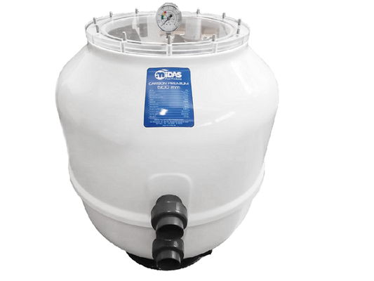Pool Filterbehälter Mida.Carbon Premium Ø600mm aus GFK