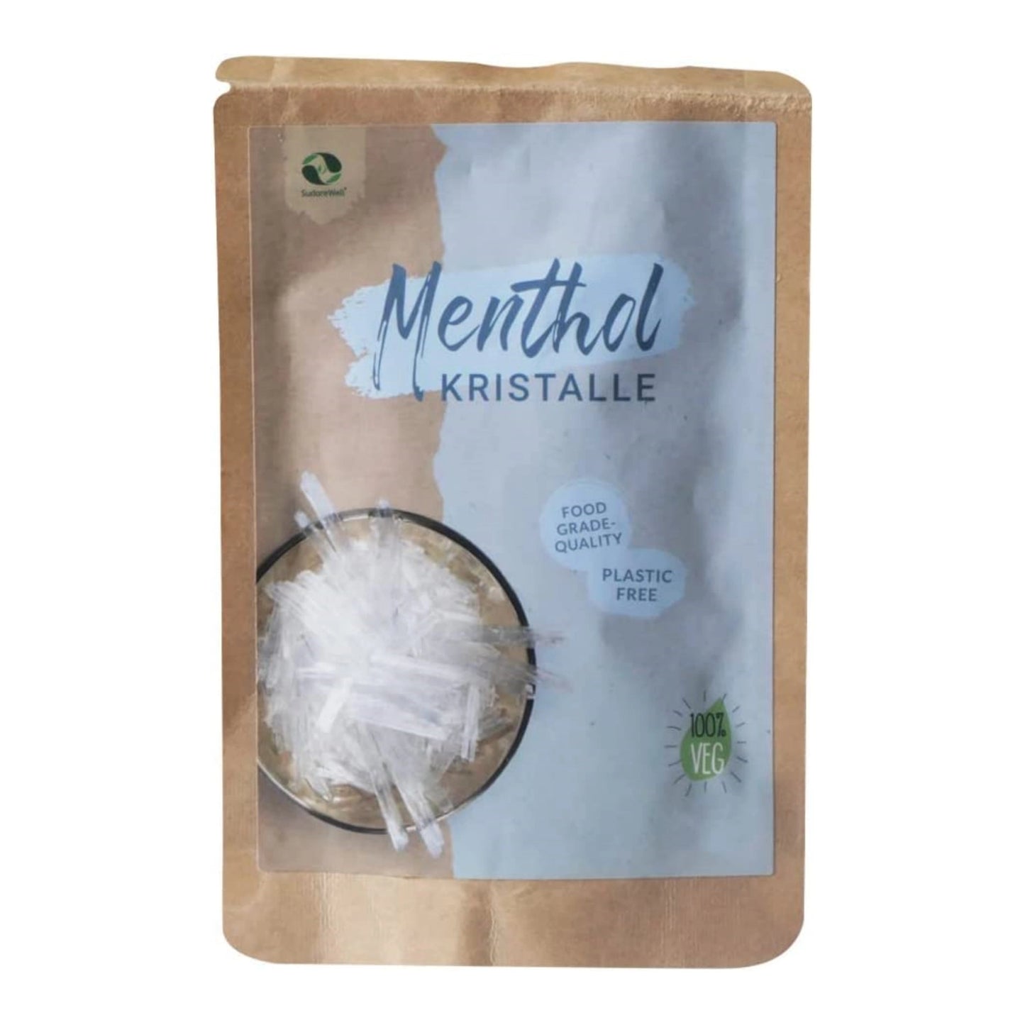 sudorewell Sauna Mentholkristalle im Beutel / 10 - 100g