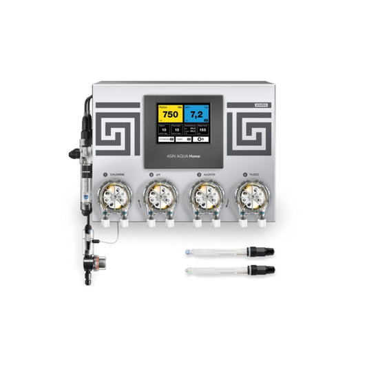 Pool Dosieranlage MIDA.Sin Pro NET - pH/ Redox + Algizid und Flockung