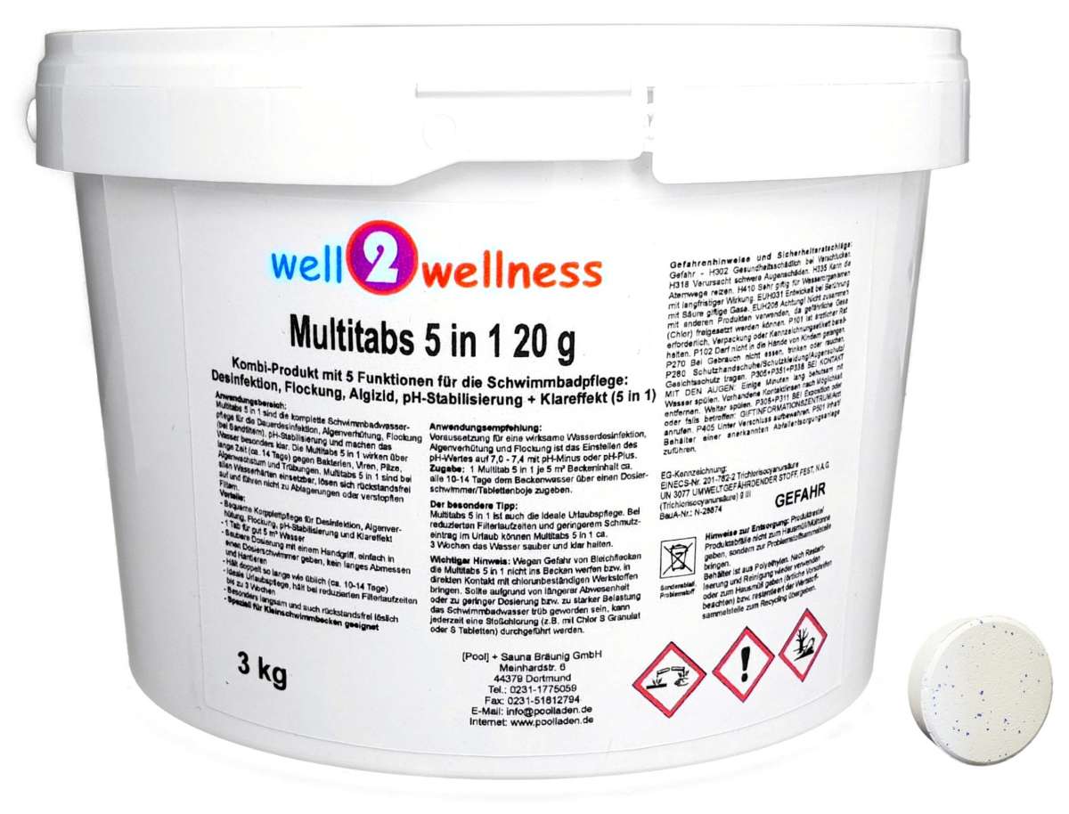 well2wellness® Multitabs 5in1 20g