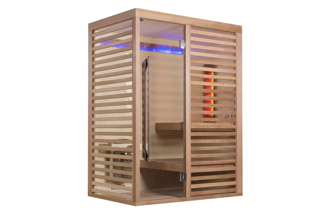 Sauna Kombi Wärmekabine Sahara - Infrarot + Sauna für 2 Personen