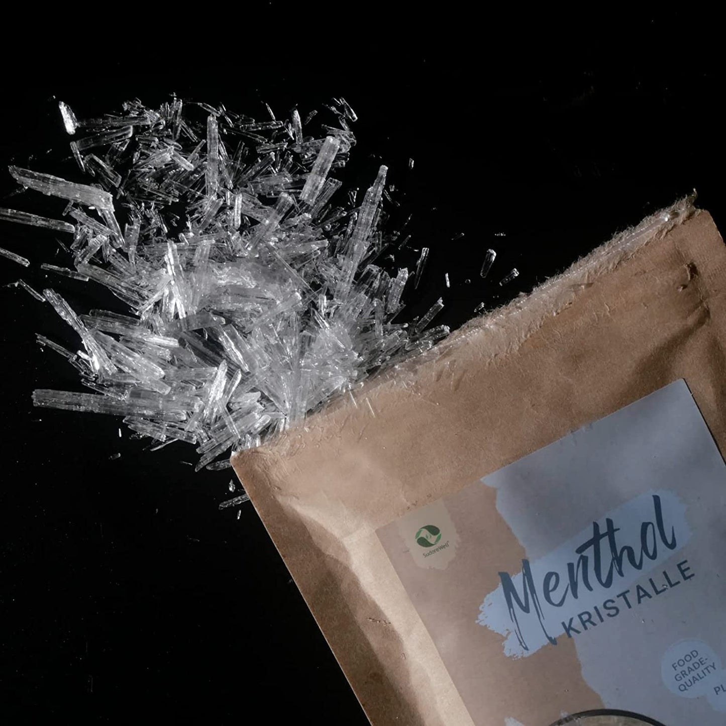 sudorewell Sauna Mentholkristalle im Beutel / 10 - 100g