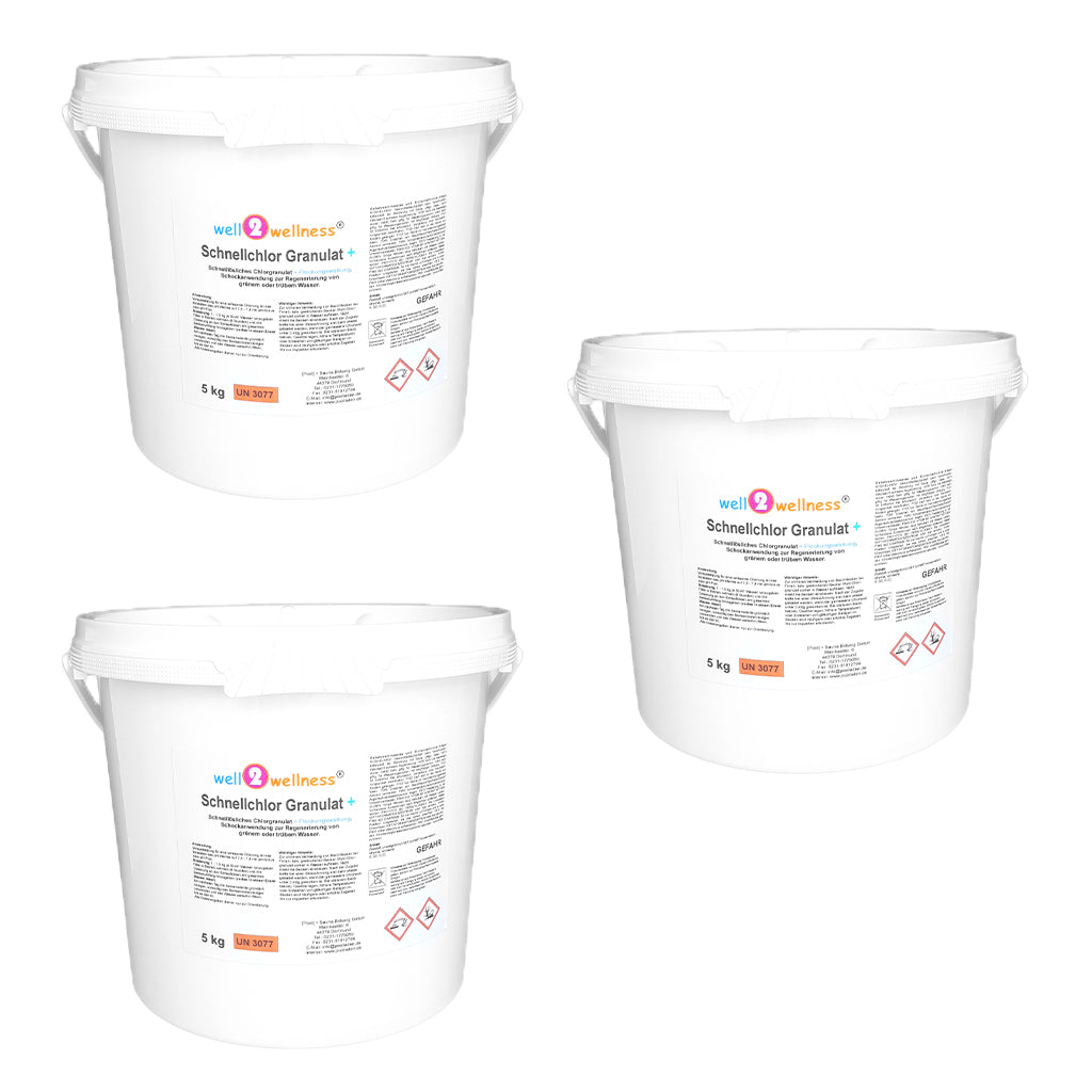 well2wellness® Schnellchlor Granulat+