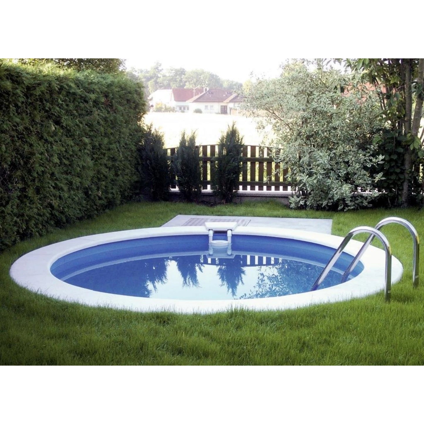 Splash Stahlwandpool Rundbecken | 3,50 x 1,20m