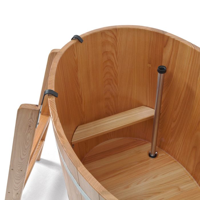 Sauna Tauchbecken Lärchenholz Hygieneversiegelt 400 Liter