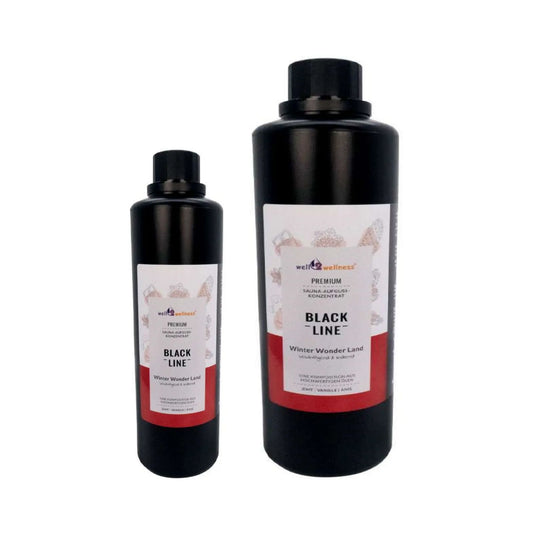 well2wellness® Black-Line Saunaaufguss Winter Wonderland - 500ml / 1000ml