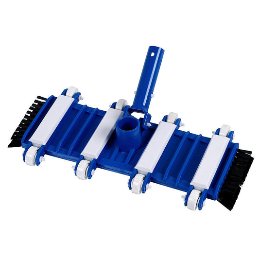 well2wellness® Pool Bodensauger 8-Rad-Flex mit seitlichen Bürsten