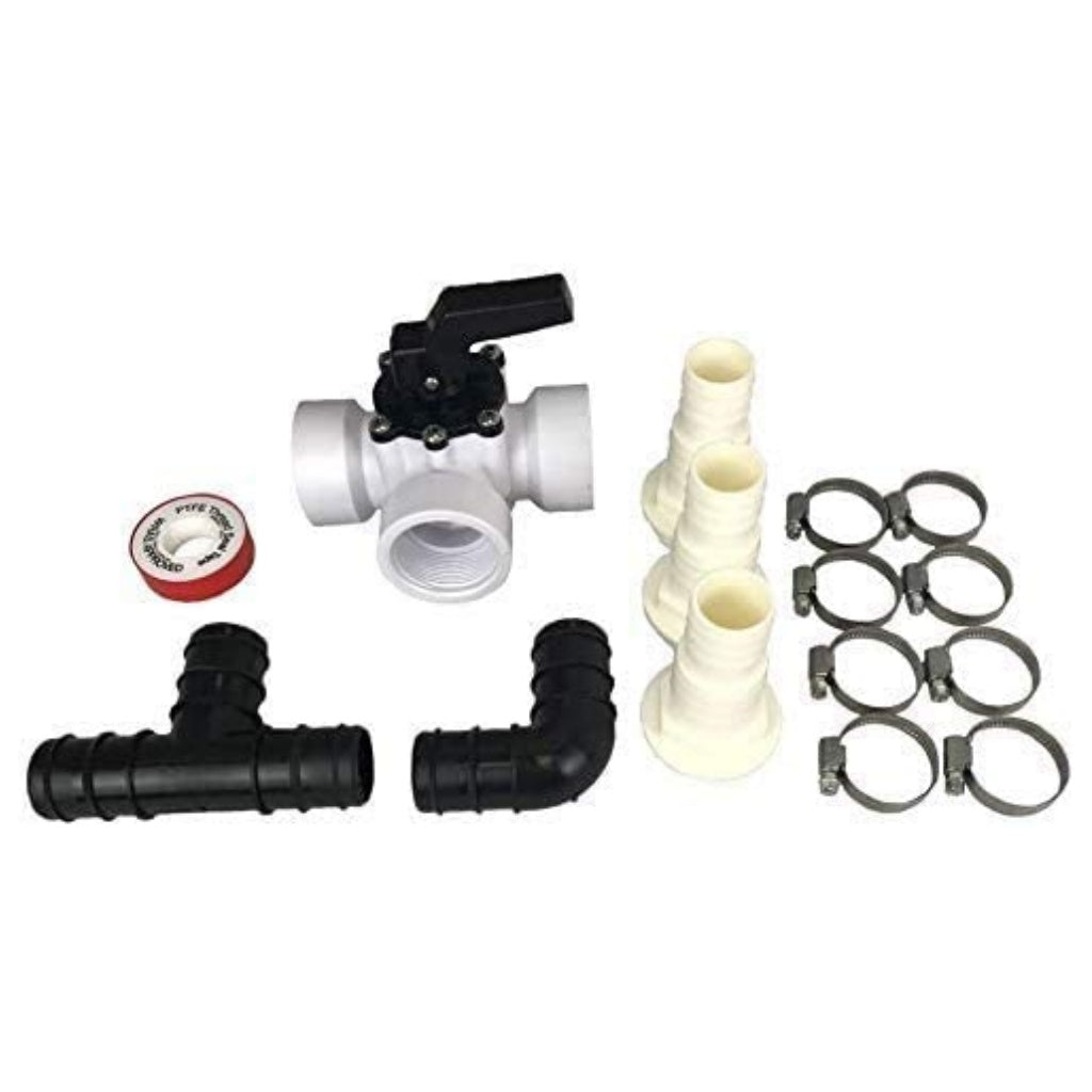 Pool Solarheizung 'Sunny' Plus 15-teiliges Solar Bypass-Set