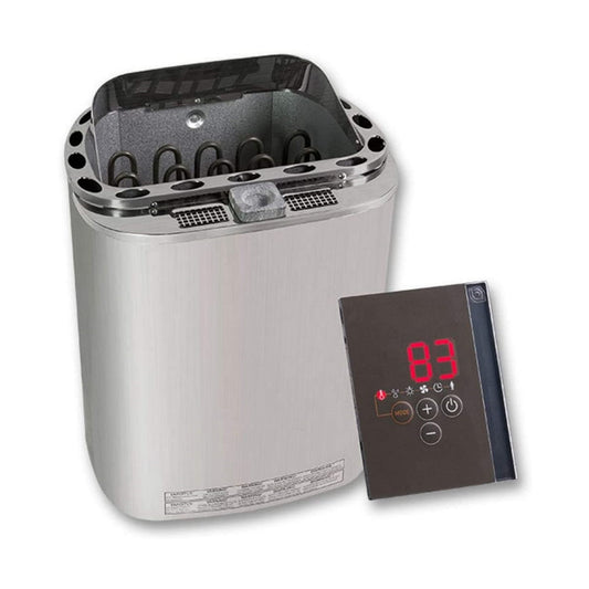 Seniotec® Combi Saunaofen mit 9,0 kW Heizleistung inkl. externer Steuereinheit