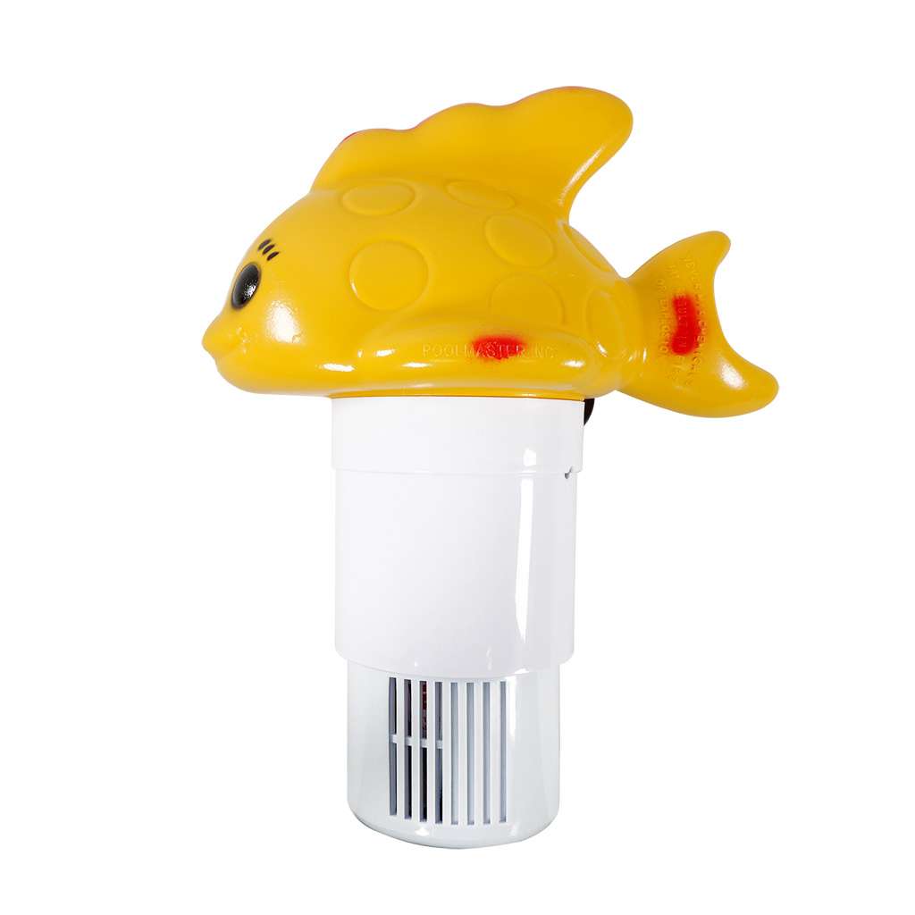 well2wellness® Pool Chlor Dosierschwimmer "Goldfisch" 200g