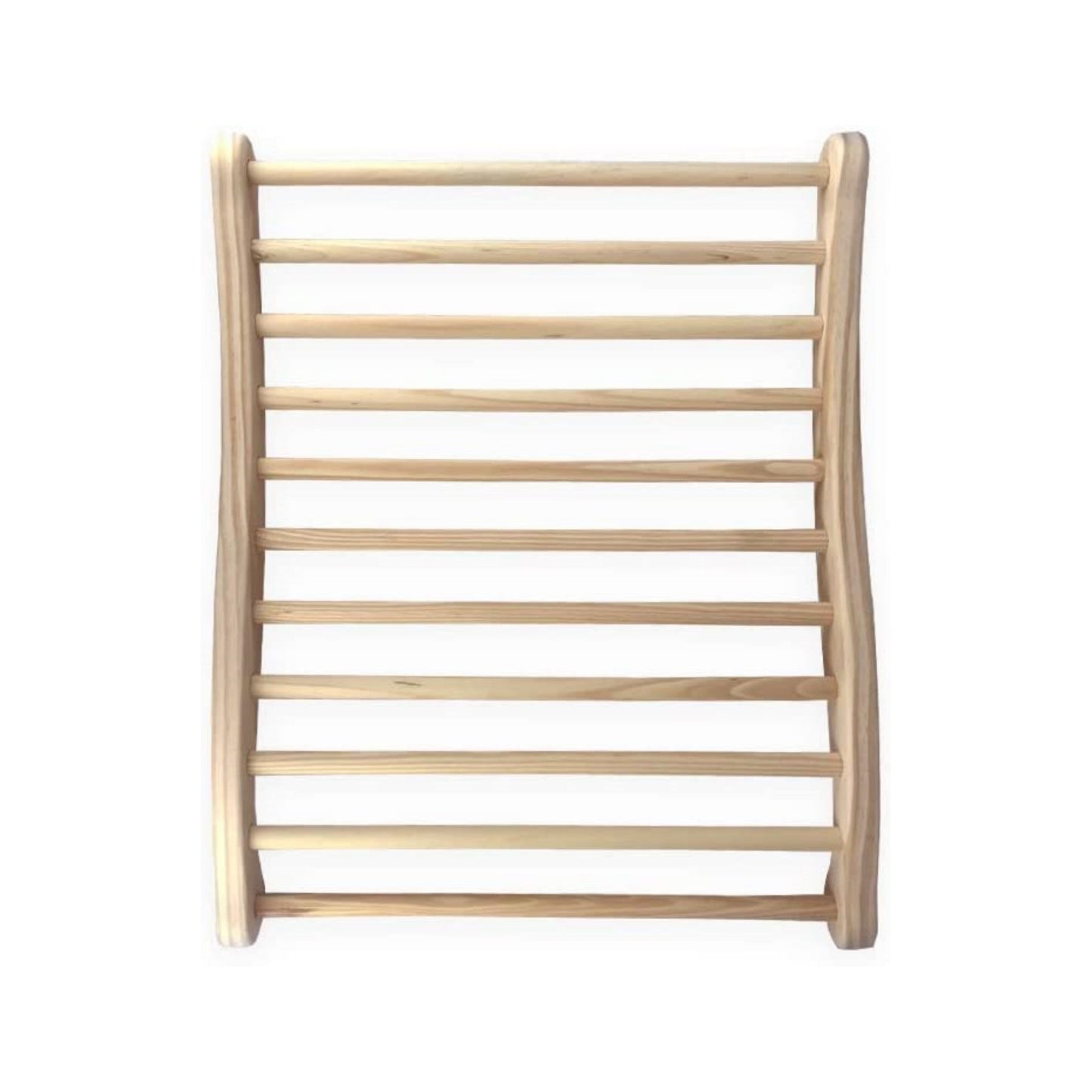 Sauna Rückenlehne ergonomisch geformt