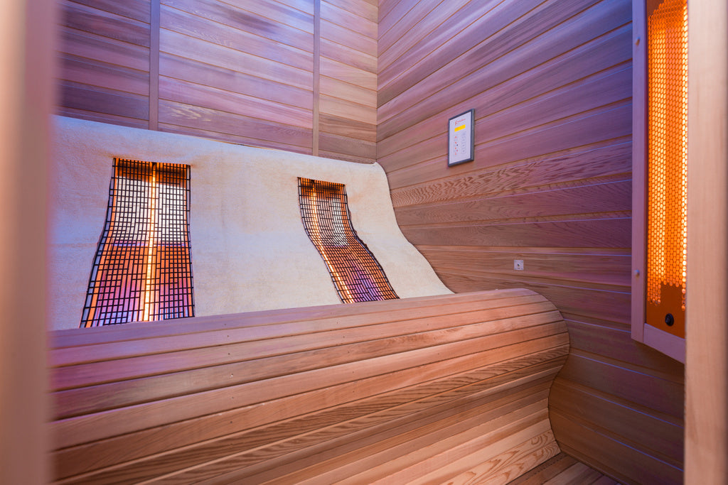 Sauna Infrarotkabine Infrawave Lounge für zwei Personen