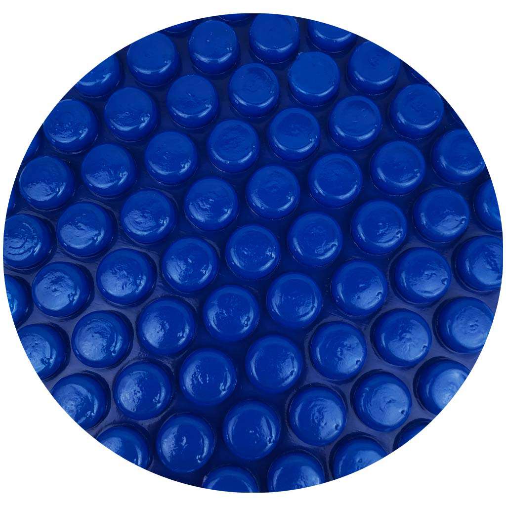 Pool Solarfolie für Ovalbecken 400my - blau