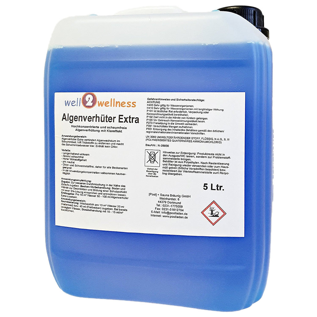 well2wellness® Pool Starterset Wasserpflege dreiteilig No.4 mit Chlortabletten 200g